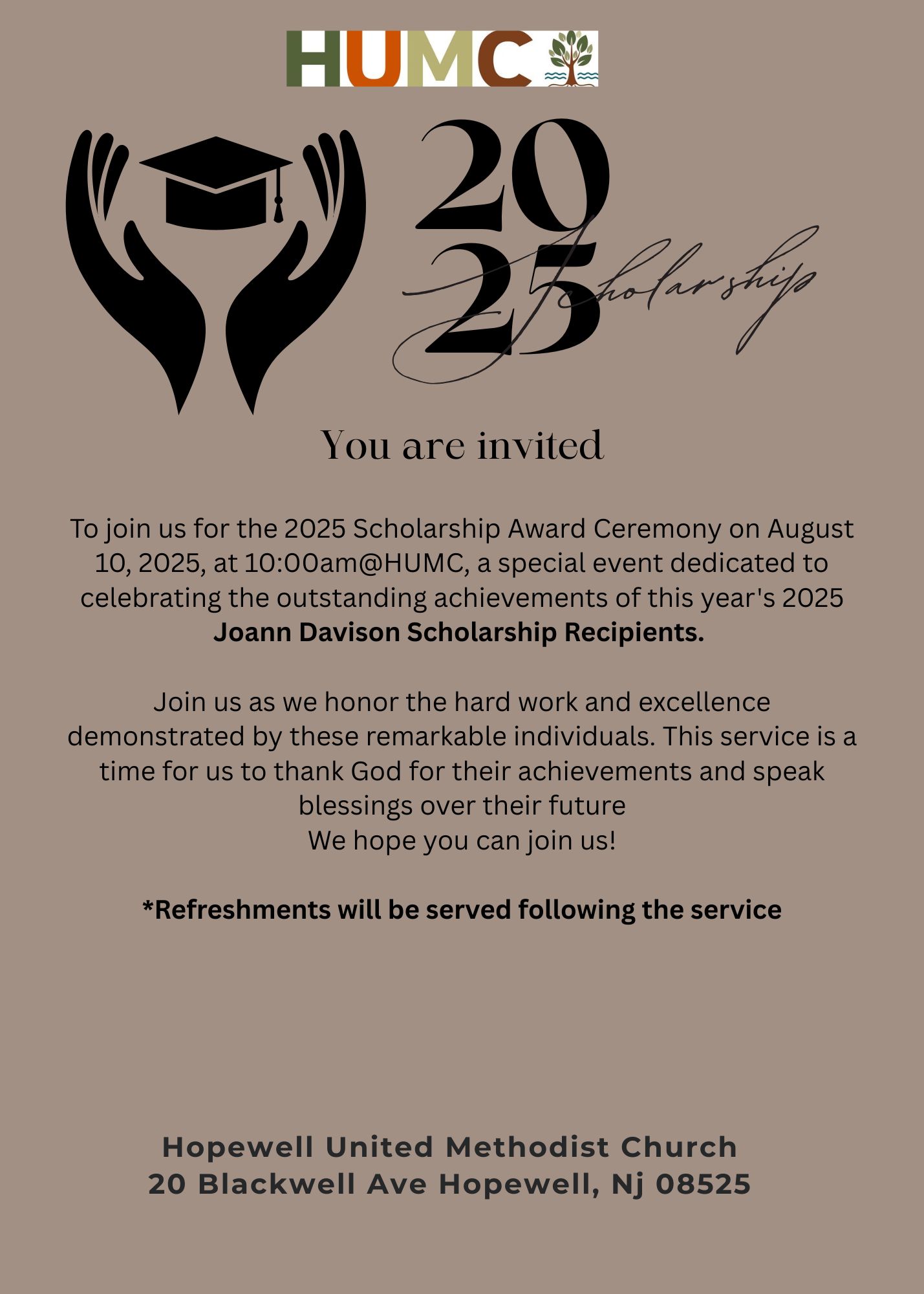 2025 JDS Scholarship Invite
