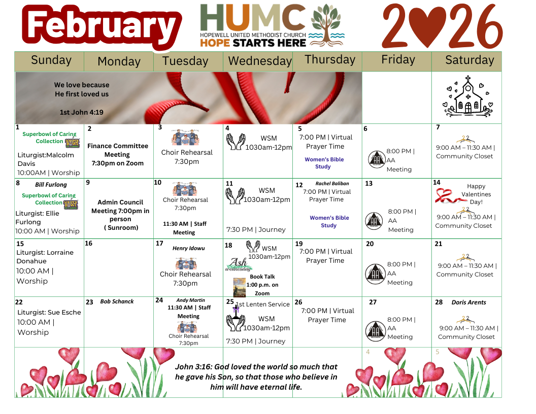 February 2026 Calendar